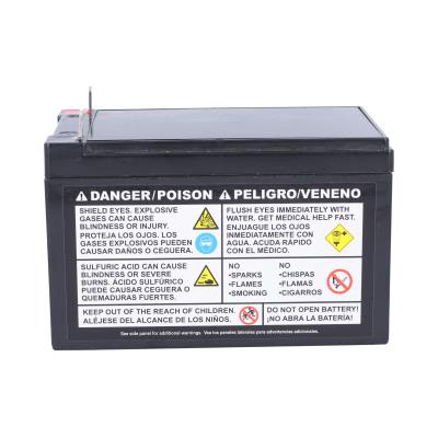 Duracell Ultra 12V 12AH AGM Sealed Lead Acid Battery NB Terminals