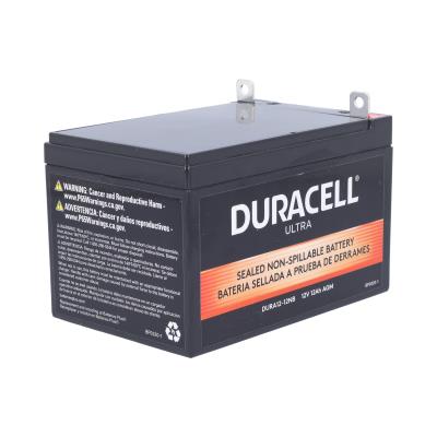 Duracell Ultra 12V 12AH AGM Sealed Lead Acid Battery NB Terminals