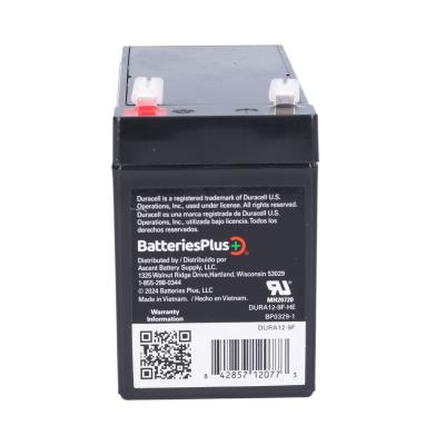 Duracell Ultra 12V 9Ah AGM Sealed Lead Acid Battery F1 Terminals