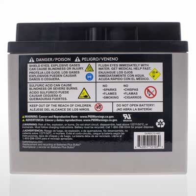 Duracell Ultra 12V 40Ah Deep Cycle AGM SLA Battery M6 Terminals