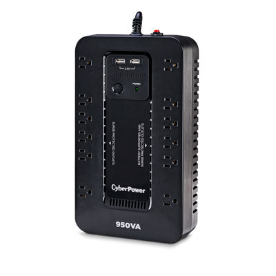 CyberPower 950VA 12-Outlet 2-USB Battery Backup Surge Protector for Devices