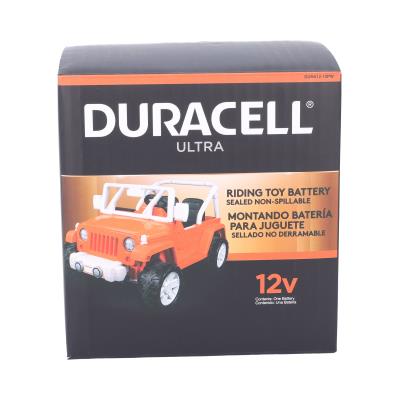 Duracell Ultra 12V 12AH AGM Spill-Proof Rechargeable Battery for Power Wheels