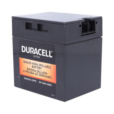 Duracell Ultra 12V 12AH AGM Spill-Proof Rechargeable Battery for Power Wheels