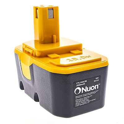 Nuon 18V 2.0AH NiCad Replacement Battery for Ryobi Cordless Power Tools