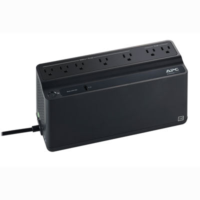 Compact APC Back-UPS 650VA Battery Backup Surge Protector with Smart USB Charging