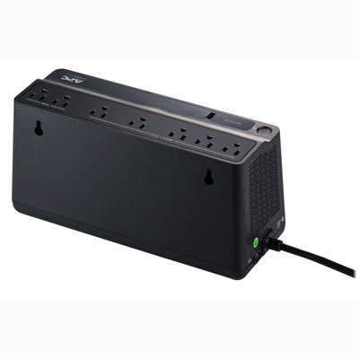 Compact APC Back-UPS 650VA Battery Backup Surge Protector with Smart USB Charging