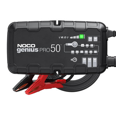 NOCO Genius Pro50 50A Smart Charger: Heavy-Duty, Marine, Specialty Batteries