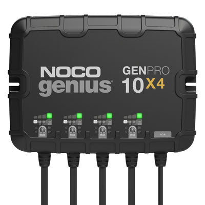 NOCO GENPRO 4-Bank 40A On-Board Charger - Auto, Marine, Heavy Duty Batteries