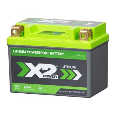 X2Power 200A Pulse Cranking X2P5 Lithium Powersport Battery with Advanced BMS
