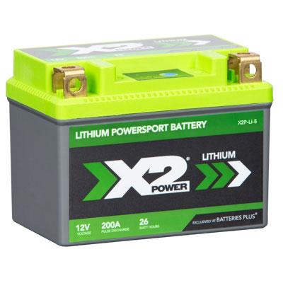 X2Power 200A Pulse Cranking X2P5 Lithium Powersport Battery with Advanced BMS