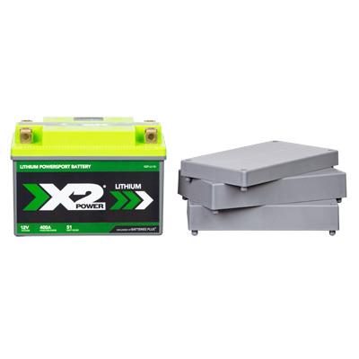 X2Power X2P14 400A Pulse Cranking Lithium Powersport Battery - Lightweight, Fast Charging