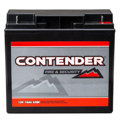 Contender 12V 17Ah AGM Sealed Lead Acid Battery for Fire & Security Systems