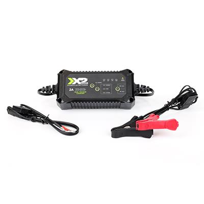 X2Power 2A 6V/12V Automatic Smart Charger & Maintainer for Powersport Batteries