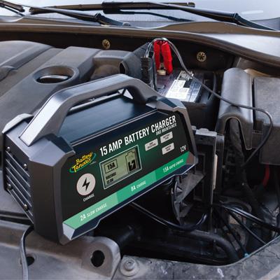 Battery Tender 12V 15A/8A/2A Selectable Smart Charger for Auto ATV Marine Motorcycle