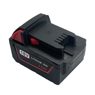 Powerful 18V 5.0Ah Lithium-Ion Battery for Milwaukee M18 Tools Replacement