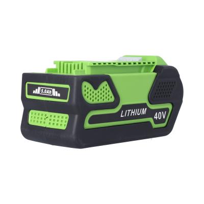 Powerful 40V 5.0Ah Lithium-Ion Battery for Greenworks Lawn & Garden Tools