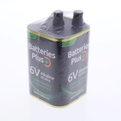 Batteries Plus 6V Alkaline Lantern Battery with Spring Terminals for High-Drain Devices