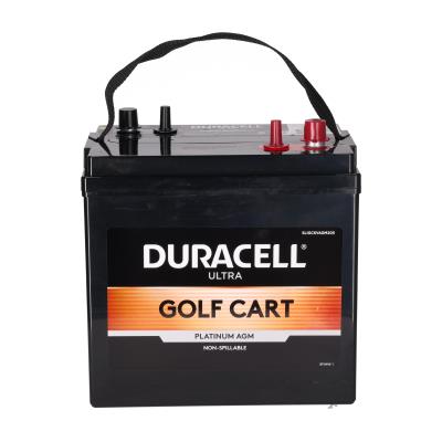 Duracell Ultra 205Ah 6V AGM Golf Cart Battery - Deep Cycle, Maintenance-Free Power