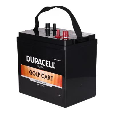 Duracell Ultra 205Ah 6V AGM Golf Cart Battery - Deep Cycle, Maintenance-Free Power