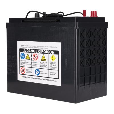 Duracell Ultra 12V AGM GC12 150Ah Deep Cycle Battery: Golf Cart, RV, Scrubber