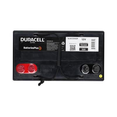 Duracell Ultra 12V AGM GC12 150Ah Deep Cycle Battery: Golf Cart, RV, Scrubber
