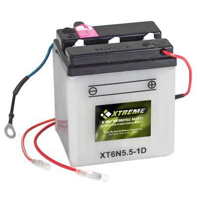 Xtreme 6V Flooded Powersport Battery - High-Performance, Ready-to-Ride, Durable Power