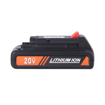 High-Capacity 20V 2.0Ah Lithium-Ion Battery for BLACK+DECKER MAX Cordless Tools