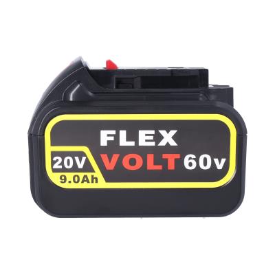 Powerful 20V/60V 9.0Ah Lithium-Ion Battery for DEWALT FLEXVOLT Cordless Tools