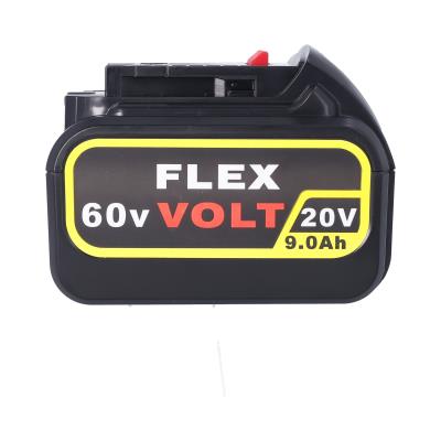 Powerful 20V/60V 9.0Ah Lithium-Ion Battery for DEWALT FLEXVOLT Cordless Tools
