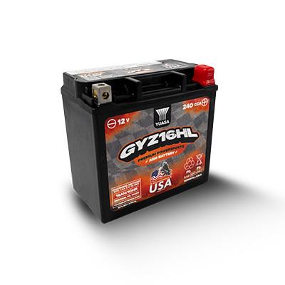 Yuasa GYZ16HL 12V 16Ah AGM Powersport Battery: High-Performance, Spill-Proof, Ready-to-Use