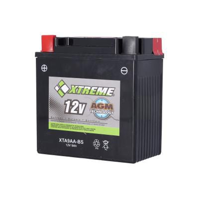 Xtreme 12V 9Ah AGM Maintenance-Free Powersports Generator Battery
