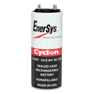 EnerSys Cyclon 2V 25AH AGM BC Cell SLA Battery - Leakproof, High Performance, Long Life