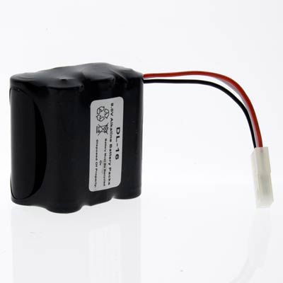 Dependable 9V Alkaline Battery Pack for Kaba Door and Hotel Locks