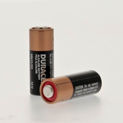 Duracell Coppertop 12V A23 Alkaline Battery 2-Pack for Key Fobs and Alarms