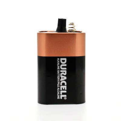 Duracell Coppertop 6V 6 Volt Lantern Alkaline Spring Top Battery