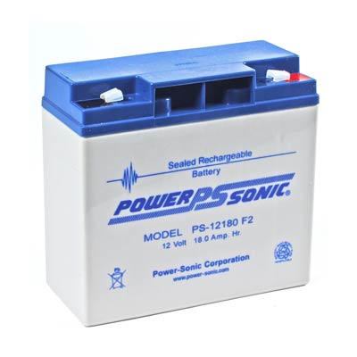 Power Sonic 12V 18AH AGM SLA Battery: Reliable Backup Power, F2 Terminals