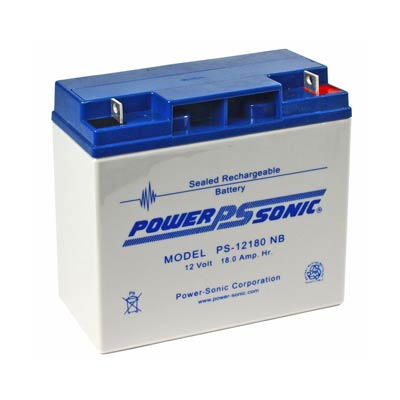 Power Sonic 12V 18AH AGM Sealed Lead Acid Battery NB Terminals
