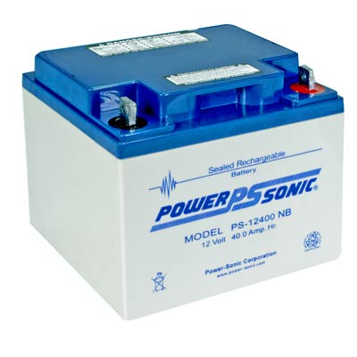 Power Sonic 12V 40AH AGM Sealed Lead Acid Battery NB Terminals