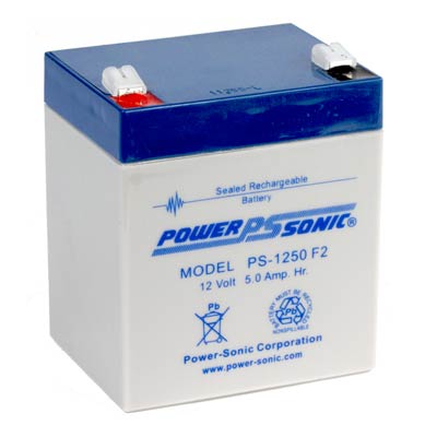 Power Sonic 12V 5AH AGM SLA Battery F2 Terminals: Reliable Backup Power