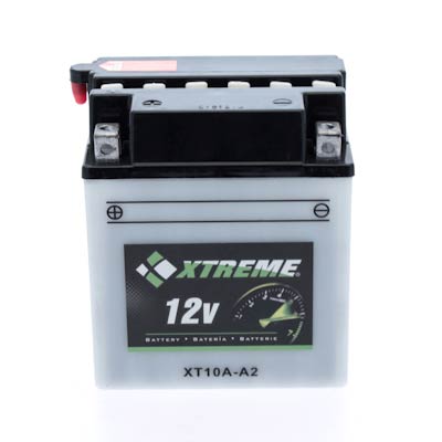 Xtreme High Performance 10A-A2 12V 160CCA Flooded Powersport Battery for Motorcycles ATVs