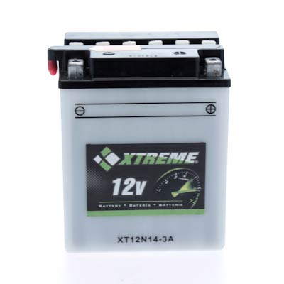 Xtreme High Performance 12N14-3A 12V 128CCA Flooded Powersport Battery