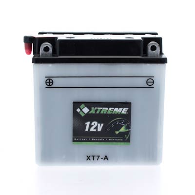 Xtreme High Performance 7-A 12V 124CCA Flooded Powersport Battery for ATV Motorcycle Snowmobile