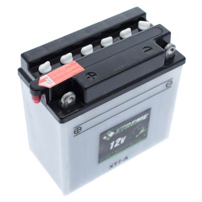 Xtreme High Performance 7-A 12V 124CCA Flooded Powersport Battery for ATV Motorcycle Snowmobile