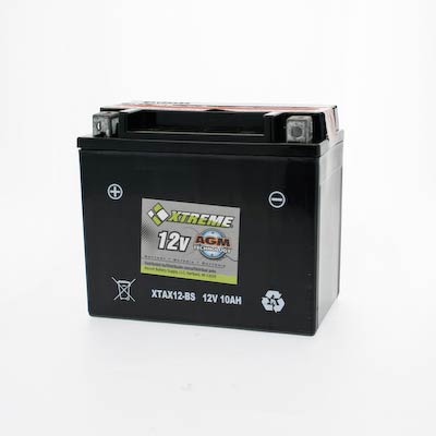Xtreme 12-BS 12V 185CCA AGM Powersport Battery: High-Performance, Spill-Proof Power