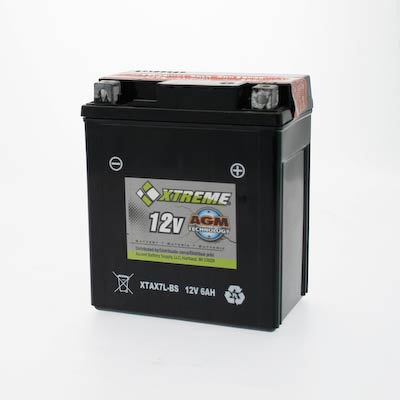 High-Performance Xtreme 7L-BS 12V 85CCA AGM Powersport Battery for ATVs Motorcycles