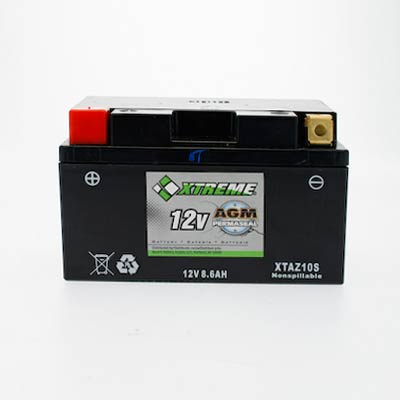 Xtreme Z10S 12V 185CCA AGM Powersport Battery ATV Motorcycle Snowmobile