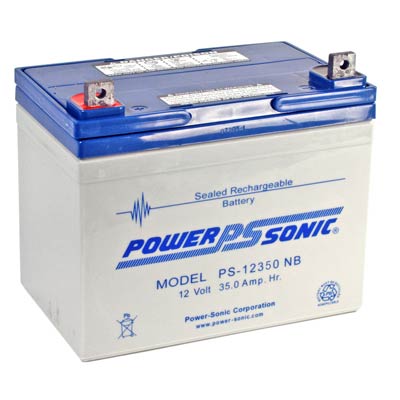 Power Sonic 12V 35AH AGM Sealed Lead Acid Battery NB Terminals