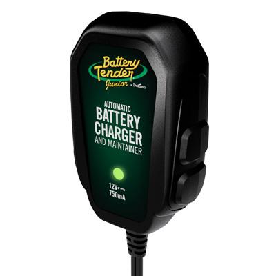Battery Tender Junior 12V 750mA Smart Charger for Motorcycle ATV Watercraft Batteries