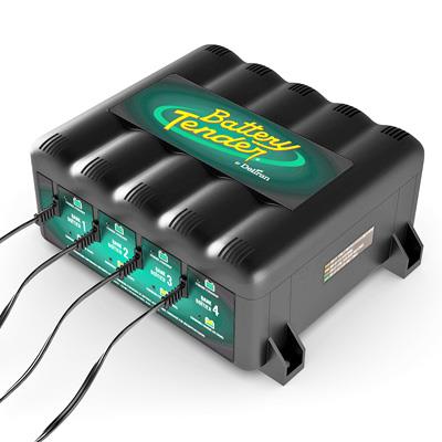 Battery Tender 4-Bank 1.25A 12V Smart Charger for Multi-Vehicle Battery Management