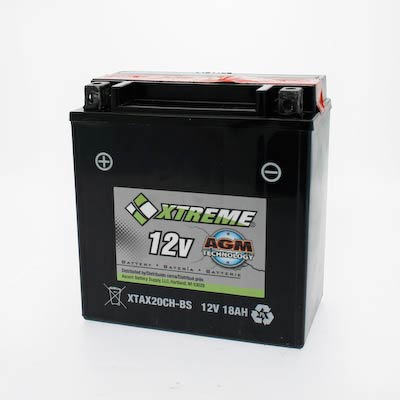Xtreme 20CH-BS 12V 270CCA AGM Powersport Battery: High-Performance, Maintenance-Free Power
